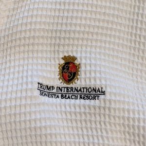 Terry cloth bathrobe